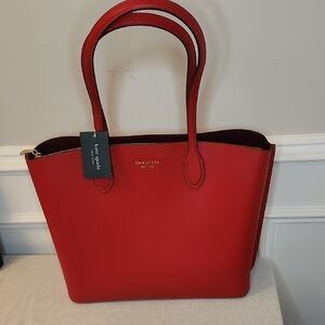 Kate Spade Red Tote Bag